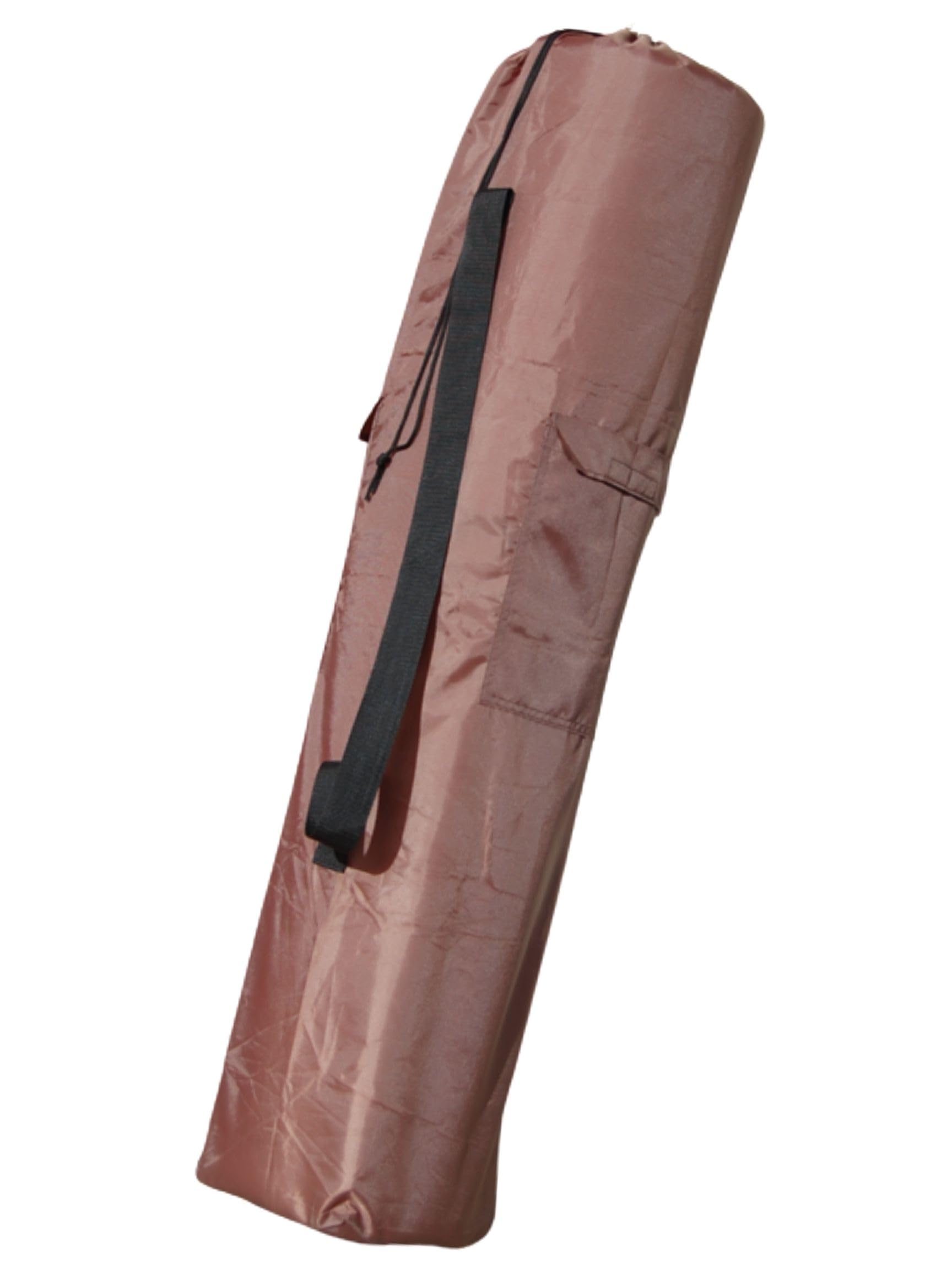 MYSUPOT 40"x7"x7" (Brown, M) Replacement Bag for Folding Camping Chair, Camp Chairs, Hammock, Yoga Mat, Beach Chair, Umbrella, Tent Bag 420D Oxford Polyester Fabric w/Side Pockets — image 1