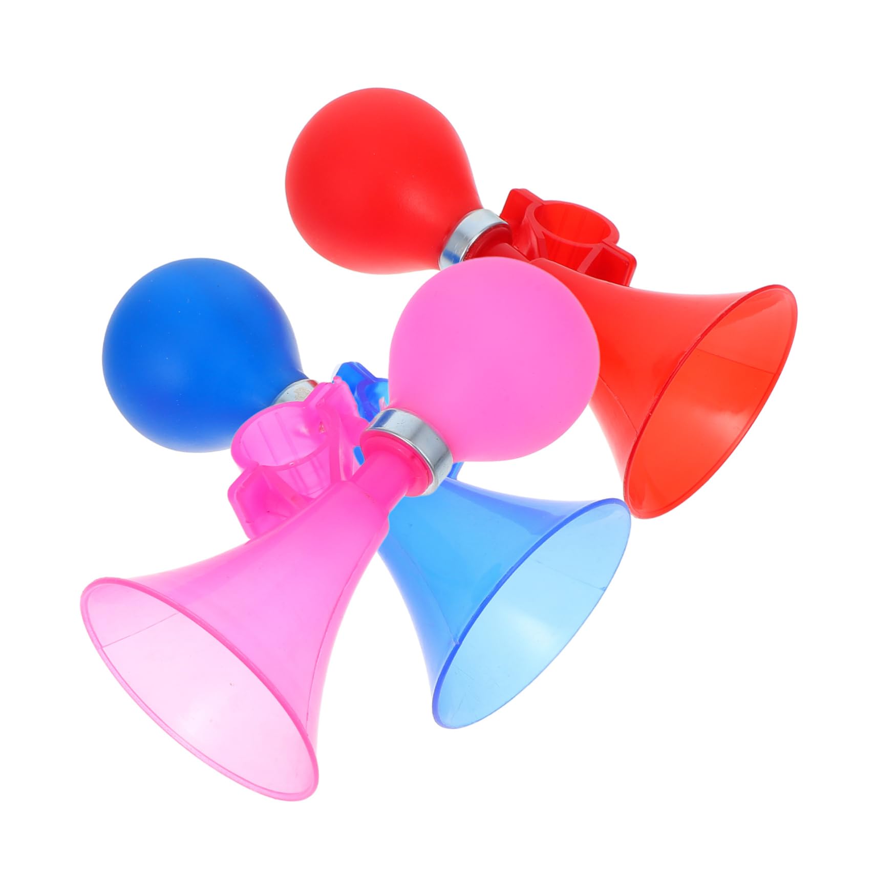 Yardwe 3pcs Bike Air Horns Loud Handlebar Bells Cycling Alarm Bells for Mountain Bikes Scooters Handlebars Random Color