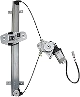 Vista 222 de TRQ Regulador y motor de ventana eléctrica del lado del conductor, parte trasera izquierda, compatible con Ford Escape 2008-2012, Mazda Tribute