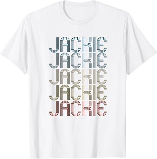 Jackie First Name Vintage Retro T-Shirt