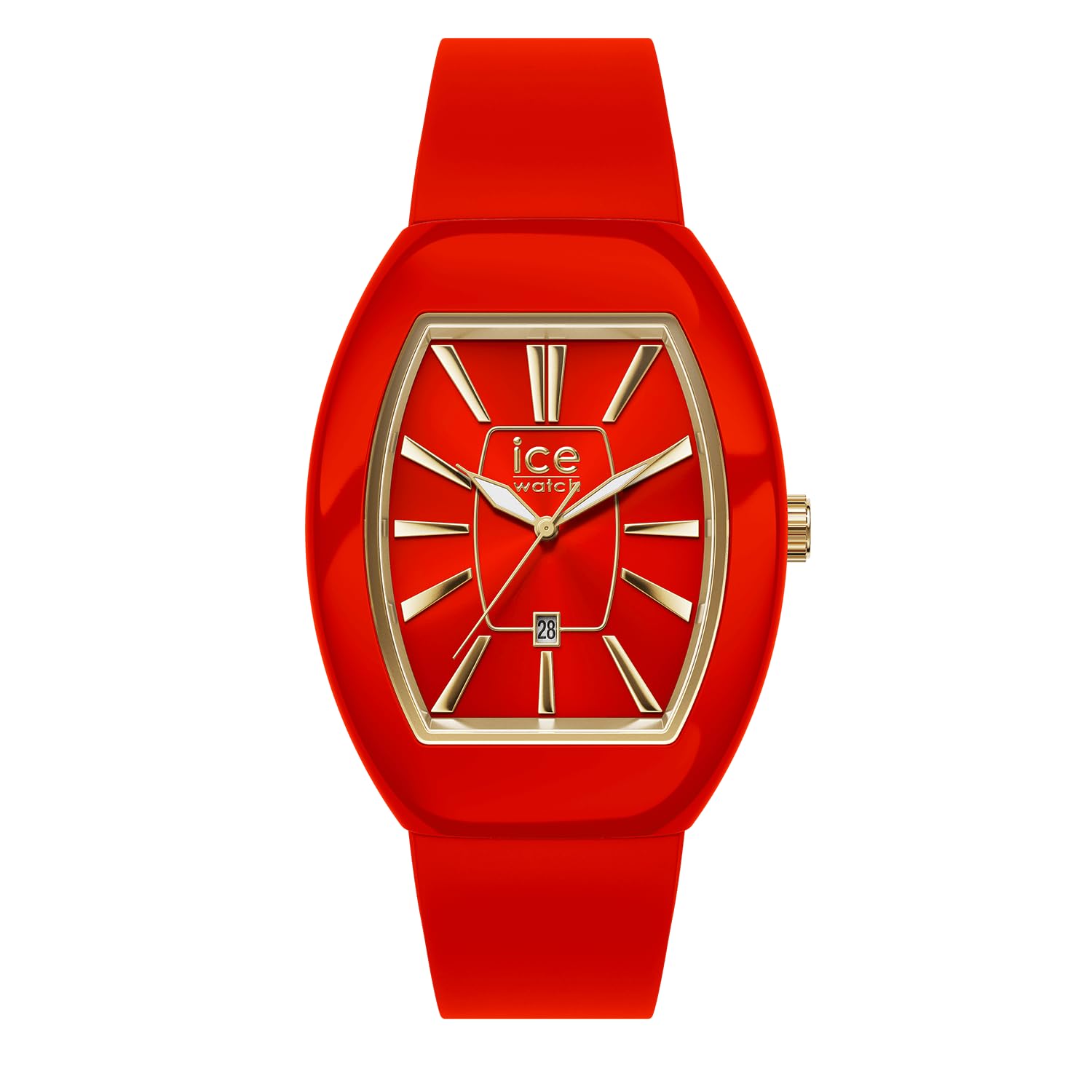 Ice-Watch - ICE boliday Dome Red gold - Women's wristwatch with silicon strap - 024542 (Small)