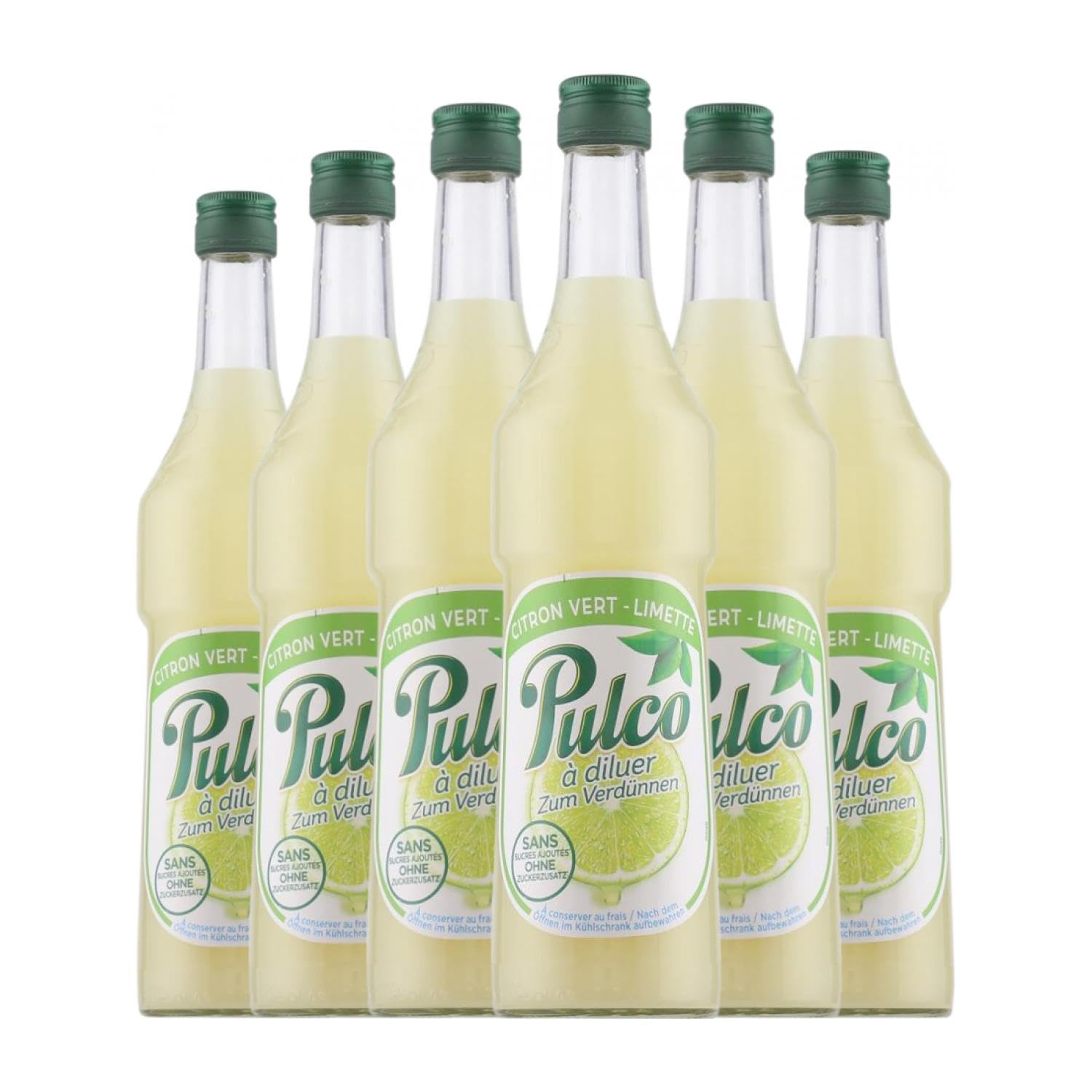 Schnapp Pulco Limette Konzentrat 0,0 70 cl Sin Alcohol (Caja de 6 Botellas de 70 cl)
