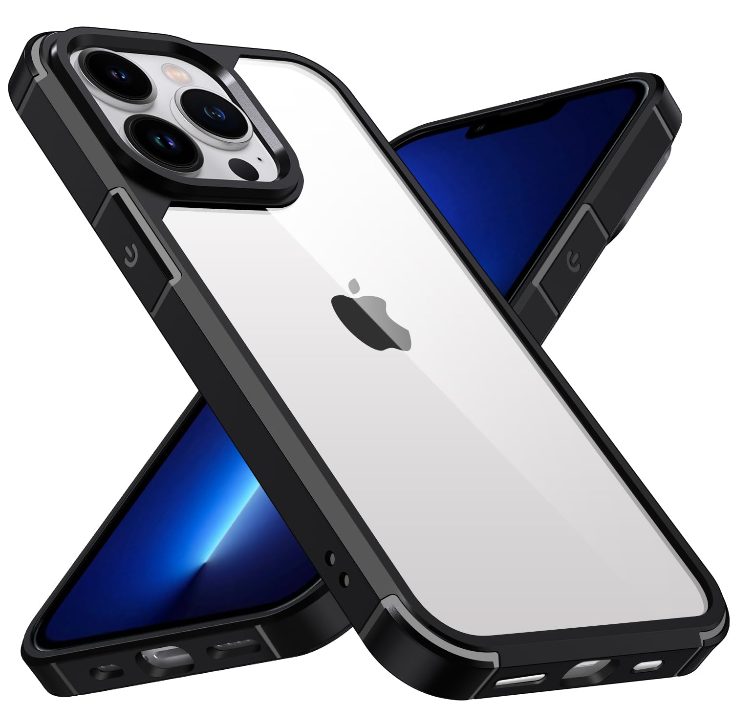 IVoler Cover Anti Ingiallimento Per IPhone 13 Pro Max - Trasparente, Antiurto Grado Militare, Protezione Fotocamera, Sottile E Morbida - 2
