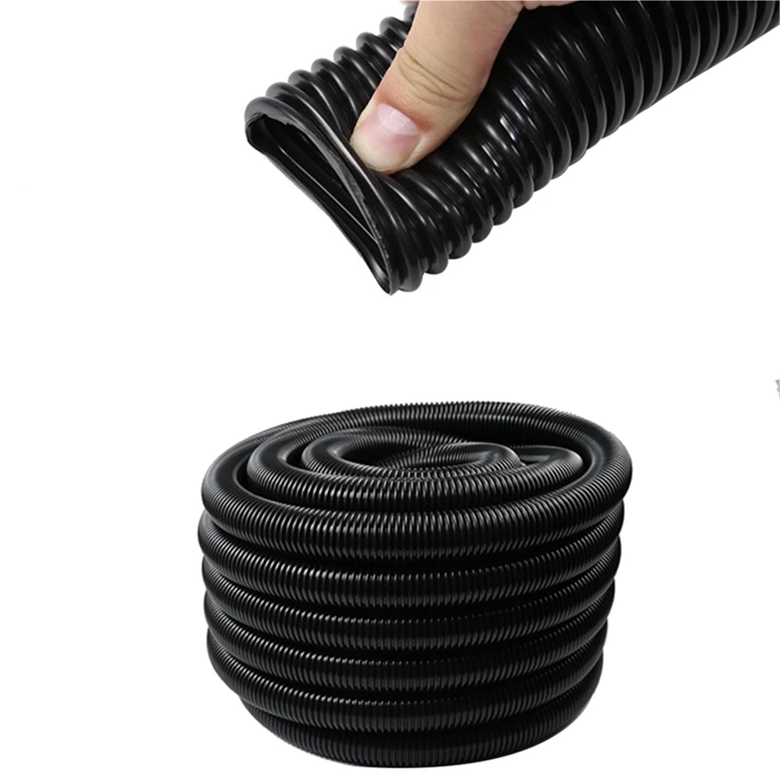 Manguera de extracción agua for limpiador piscina 6,3 m longitud y 32 mm diámetro, repuesto for sistema bomba filtro Para Uso Diario en Piscinas y Spas