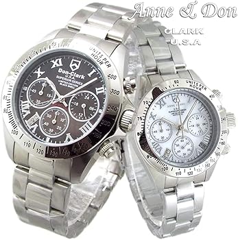 Don-Clark （U.S.A） Amazon.co.jp: Don Clark Men's Watch, Black Natural Shell Dial