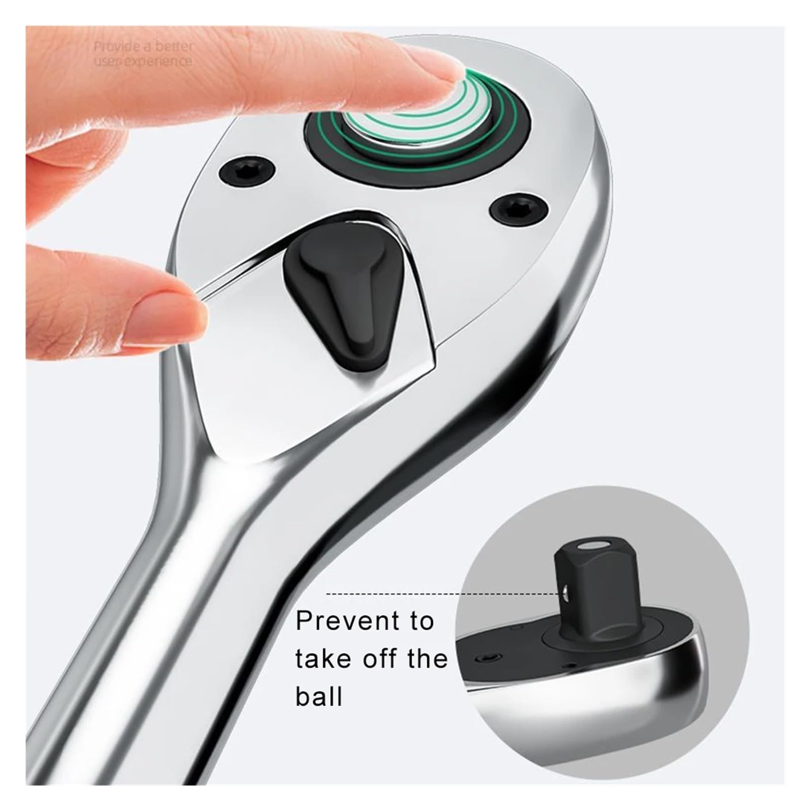 Zestaw Kluczy Dynamometrycznych Zestaw Kluczy Nasadowych Z Grzechotką Ze Stali 1/4" 3/8" 1/2" Zestaw Kluczy Nasadowych Obrotowych 24 Zęby Szybkie Zwalnianie Narzędzia Naprawcze Ręczne(Type B 3-8)
