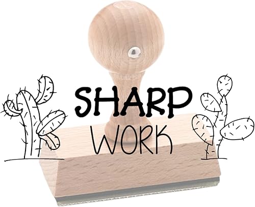 Miniatura 2 de Sello personalizado para profesores, para tareas y clases, autoentintado o mango de madera, más de 20 diseños completados, bien hecho, gran trabajo