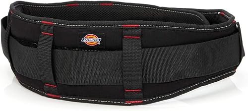 Miniatura 8 de Dickies Cinturón de trabajo acolchado resistente para contratistas, hebilla de rodillo de doble lengüeta, ajustable, 5 pulgadas de ancho, sostiene