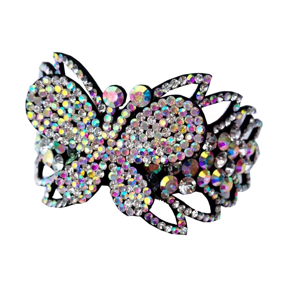 Girls Gymnastics Hair Scrunchies Performance Ties Hair Elastics Rhinestones Crystals Gymnastics Accessories for Gymnast Women