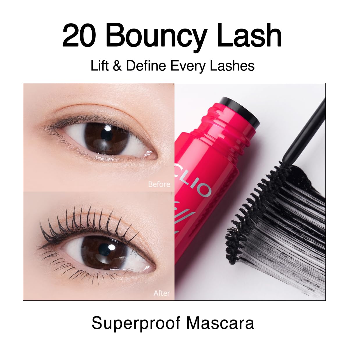 Amazon.com: CLIO Kill Lash - Máscara súper resistente, máscara
