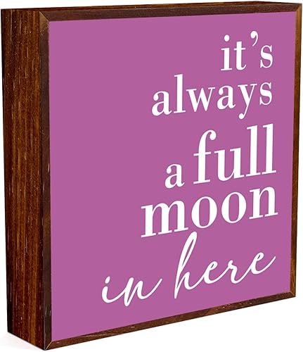 Miniatura 6 de Divertido letrero de baño, decoración de estante de baño, decoración de escritorio, caja de madera rústica, placa de madera para el hogar, oficina,