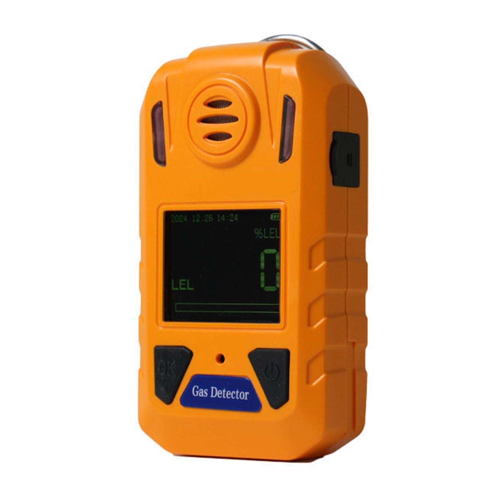 JVDDI Portable High Accuracy Multi-Gas Detector CO/H2S/O2 Combustible Gases LCD Indication Light/Sound/Vibration Alarm(0-300 ppm)