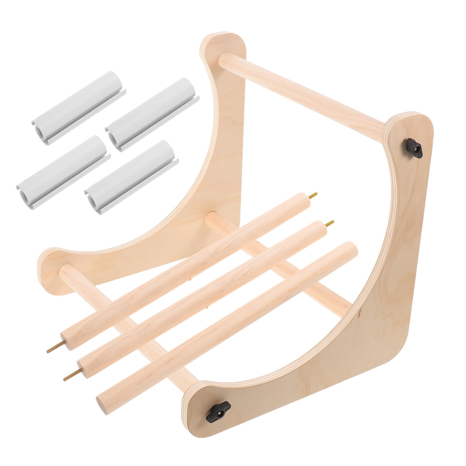 BESTYASH Soporte Ajustable para Bastidor de Bordado de Haya y Metal