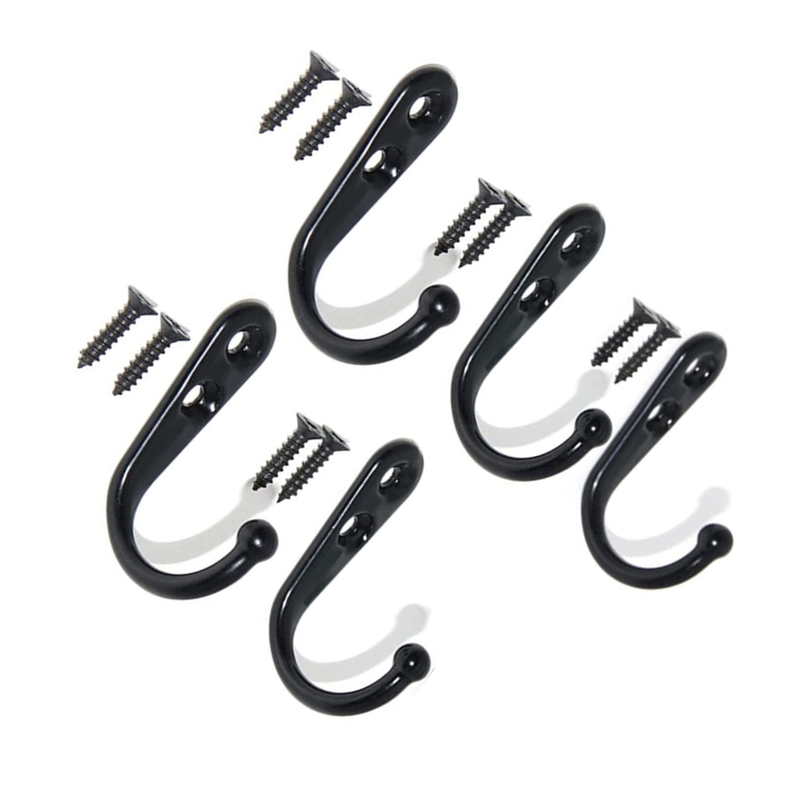 Amazon｜壁掛けフック 5個セット 鍵ホック 壁掛け アンティーク