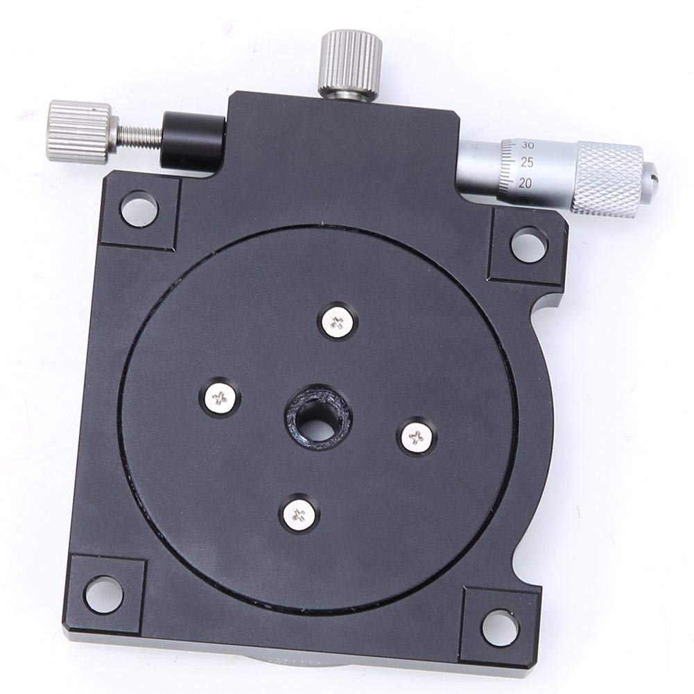 Lineartisch-Trimmplattform RS90-L, Präzise optische Feineinstellung der Verdrängungsplattform, Trimmplattform Manueller Lineartisch-Lagertuning-Schiebetisch φ60mm
