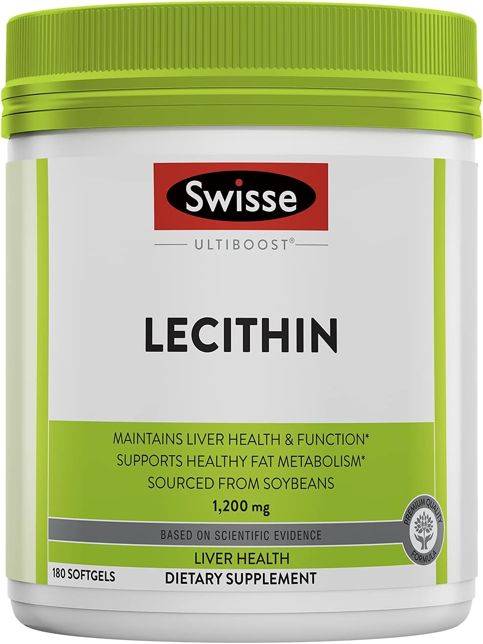 Swisse Soy Lecithin 1200mg Softgels Capsules Maintains