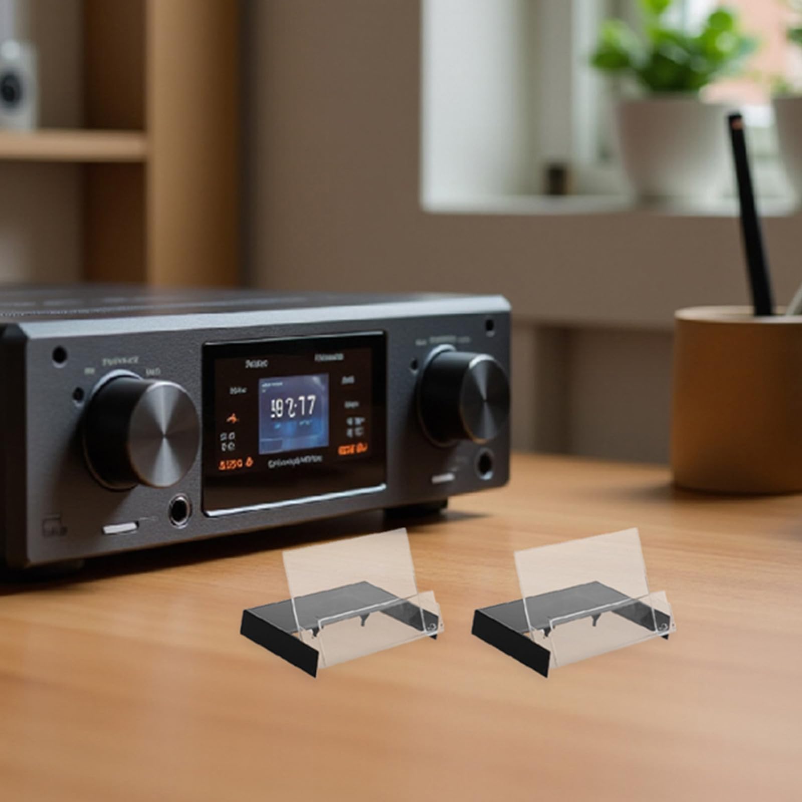 Étui pour 18 Cassettes Audio : Boîte de Rangement Portable en Plastique pour Cassettes Audio, idéale pour présenter Vos disques de Collection.