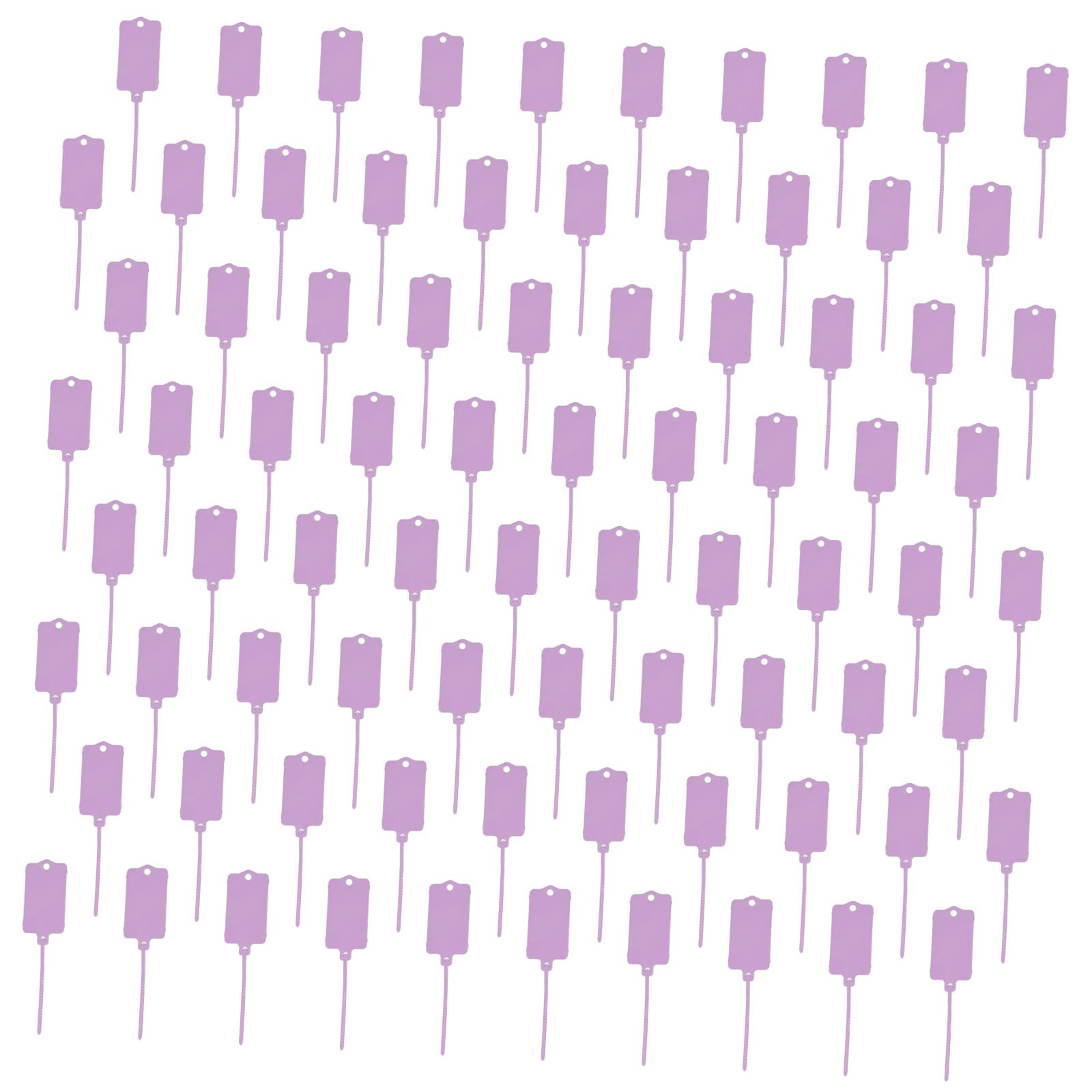 Buxuaaaa Of 80 Ticket Locking Tickets for Logistics Labels Warehouse Organization and Plant Identification Hanging Ticket