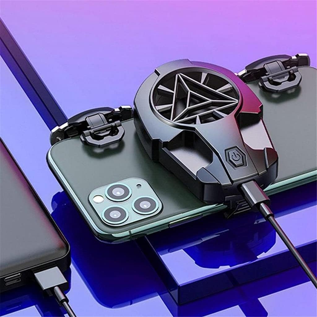 Multi-Function Mobile Phone Game Cooler System Holder Stand Radiator Gamepad Cooling Fan