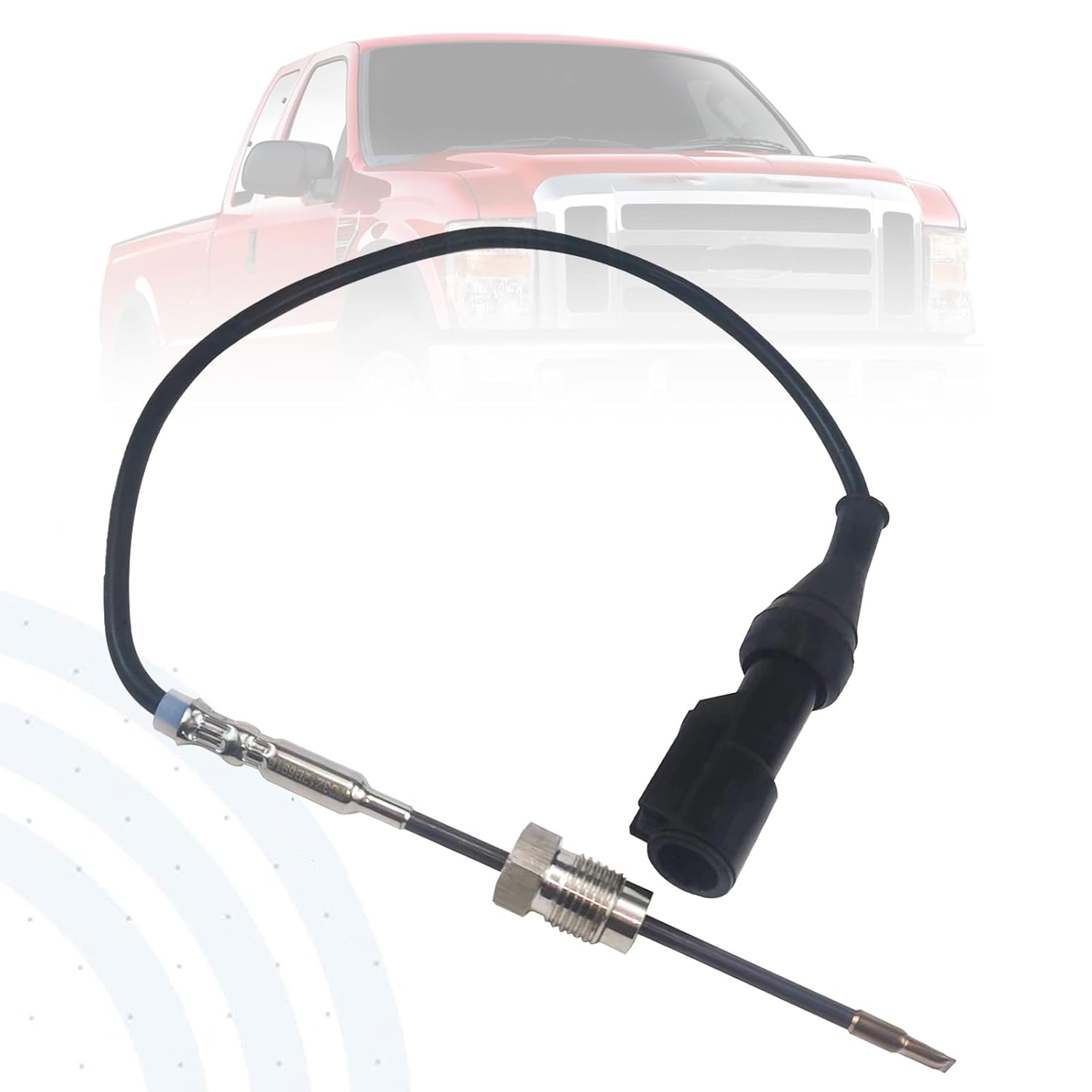 7C3Z12B591B Exhaust Gas Temperature Sensor EGT Sensor 8C3Z-5J213-D Compatible fit for 2008-2010 Ford 6.4L V8 Super Duty F250 F350 F450 F550 7C3Z5J213B 8C3Z12B591D