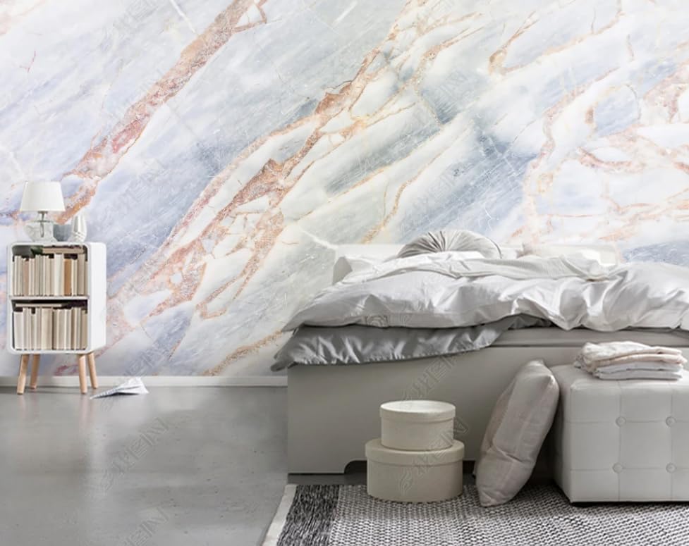 Papier peint intissé motif marbré haut de gamme 450x315 cm