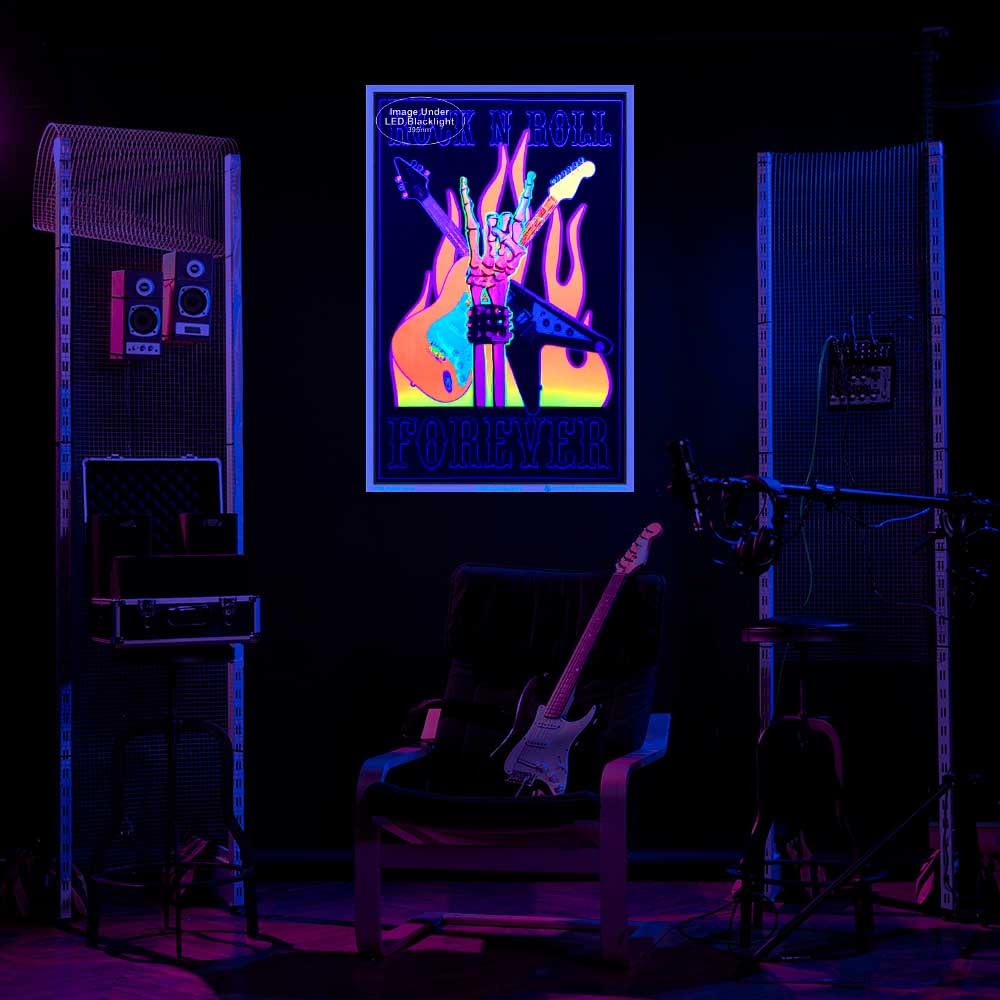 Amazon.com: Scorpio Posters Rock N Roll Forever - Flocked