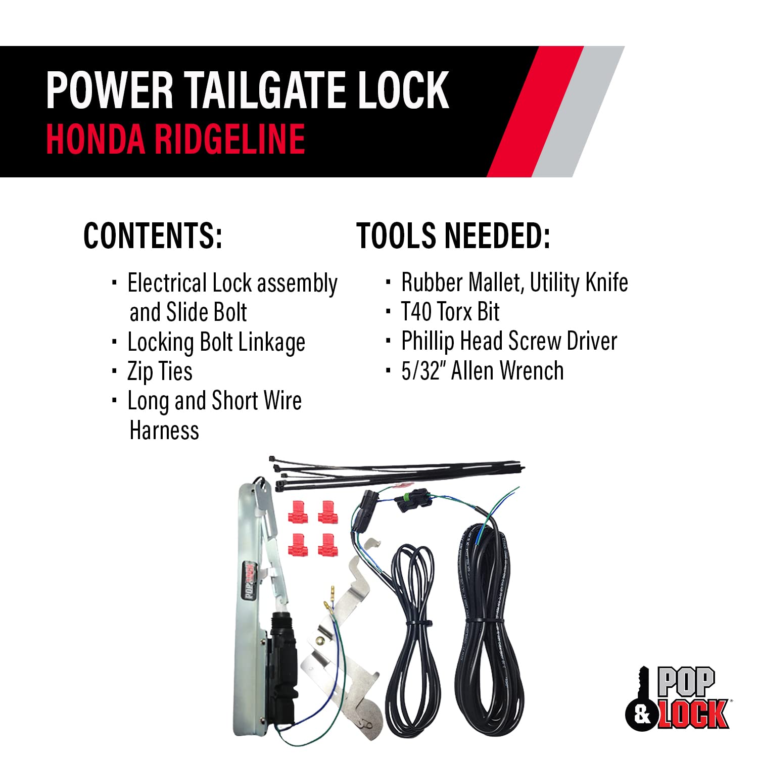 2018-2019 Honda Ridgeline Tailgate Lock, Cylinder 08Z07-T6Z-100D