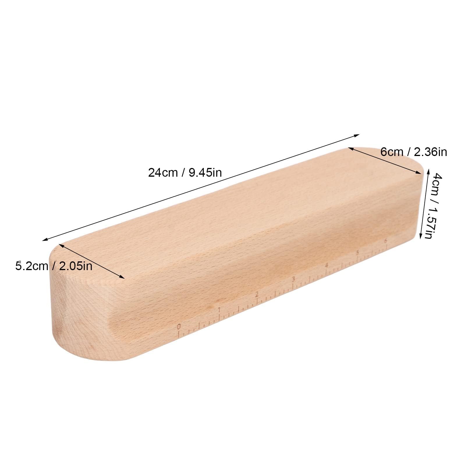 Pssopp Clapper de Sastre de Madera Dura de 1 Pieza, Herramienta de Costura Multiusos para Aplanar Telas y Presionar Puntos