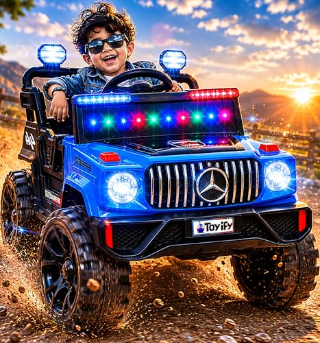 Image of Battery Operated Jeep for Kids 1,2,3,4,5,6 Years | Electric Car for Kids | Ride on with Music & Light Electric Car Jeep for Boys Girls | Birthday Gift
