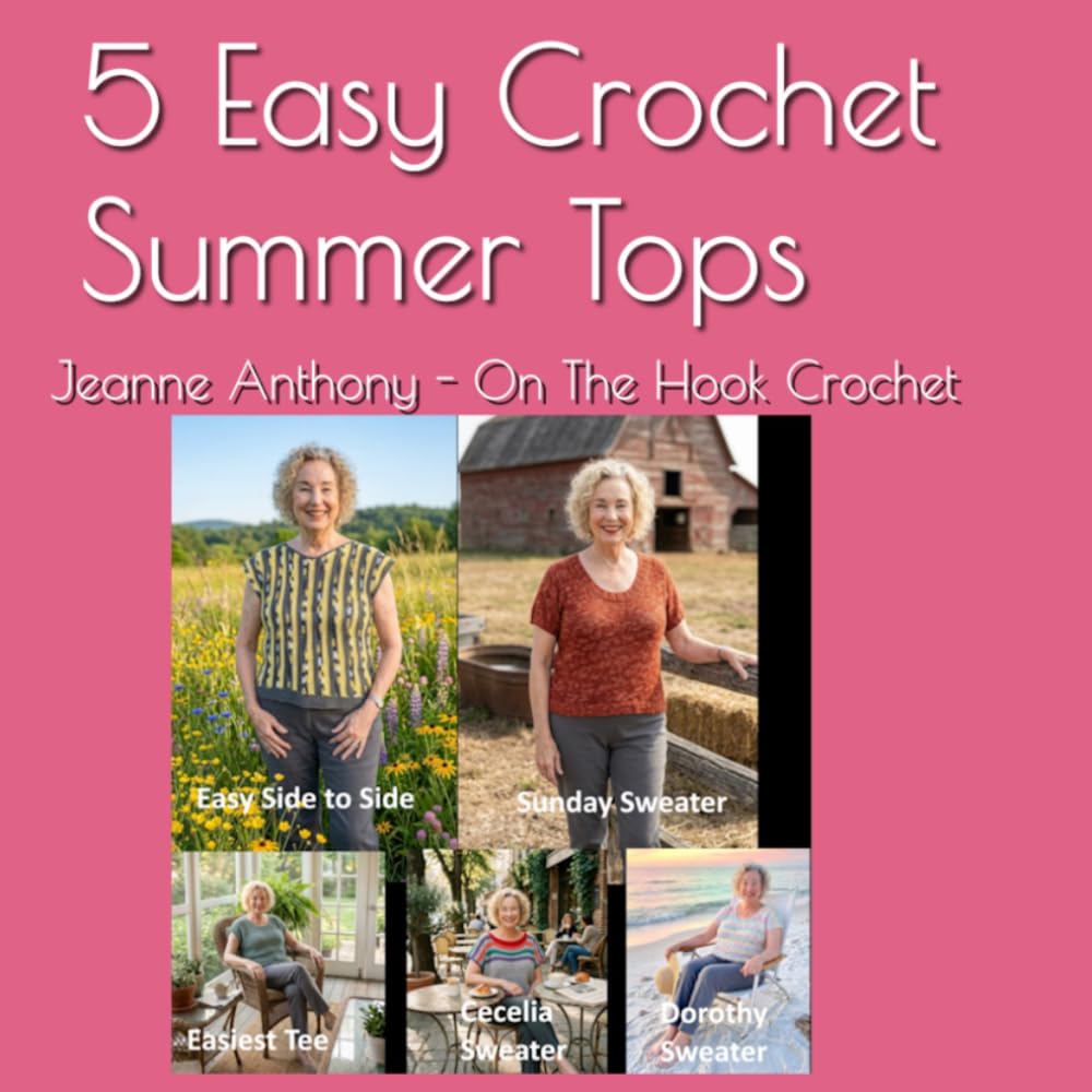 5 Easy Crochet Summer Tops: Patterns by On The Hook Crochet