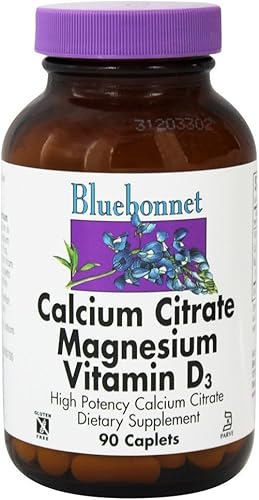 Miniatura 2 de Citrato de calcio, magnesio plus, vitamina D de Bluebonnet, 90