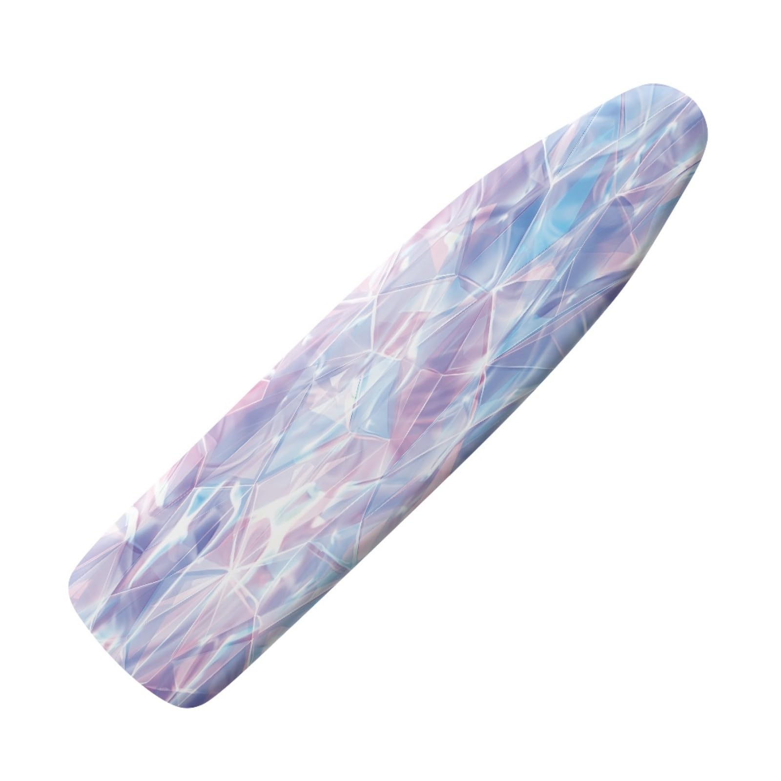 Ironing Board Covers 135 x 45 Pink Blue Geometry Bungee Elasticated with Padding, Resists Scorching and Easy Fit Mini & Portable Ironing Boards Cover