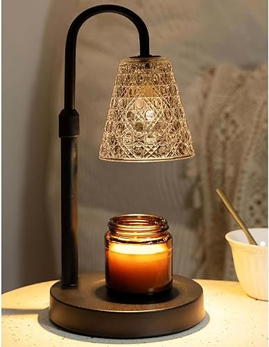 Lámpara calentadora de velas con temporizador regulable, regalos para el día de San Valentín para ella, mamá, regalos de inauguración de la casa,