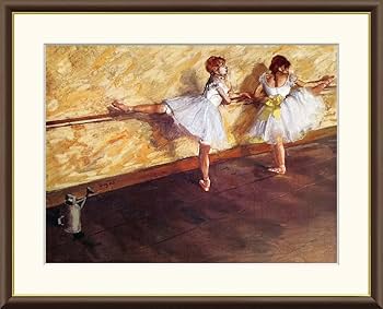 Amazon.co.jp: ドガ「バーで練習する踊り子たち」高精細ジクレー