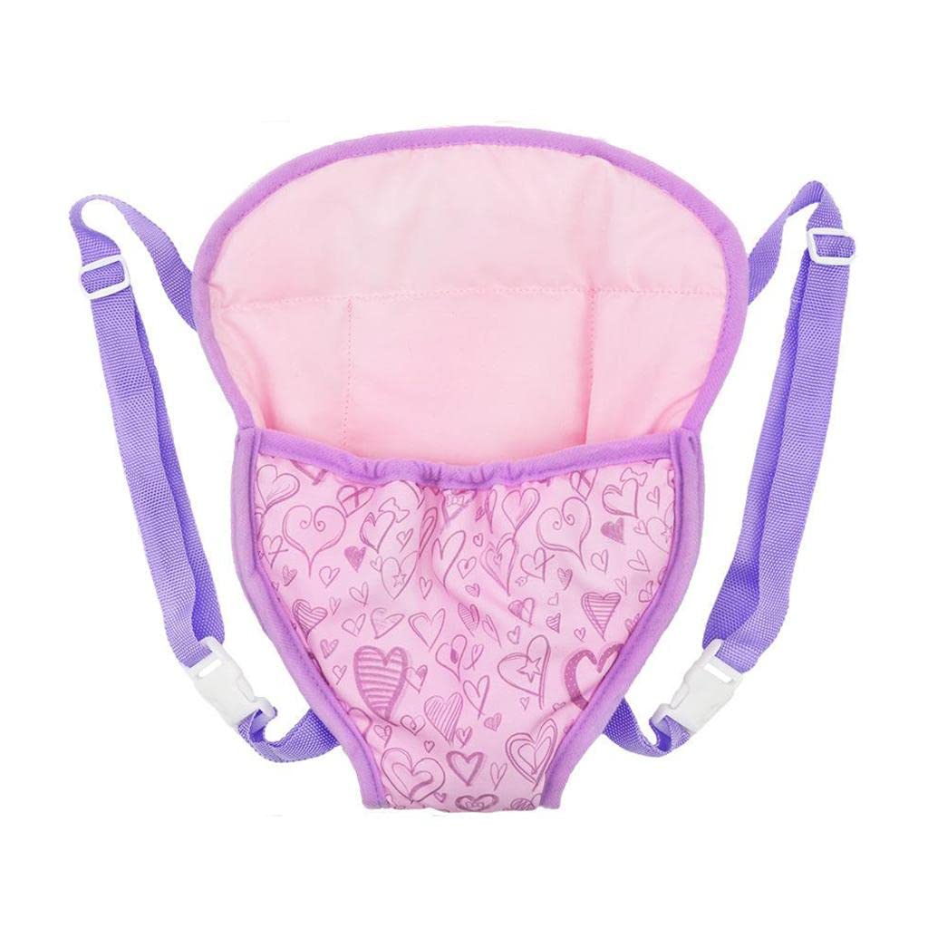 Popular Baby Doll Backpack Carrier with Straps for 14-18 inch Dolls Heart-image-31