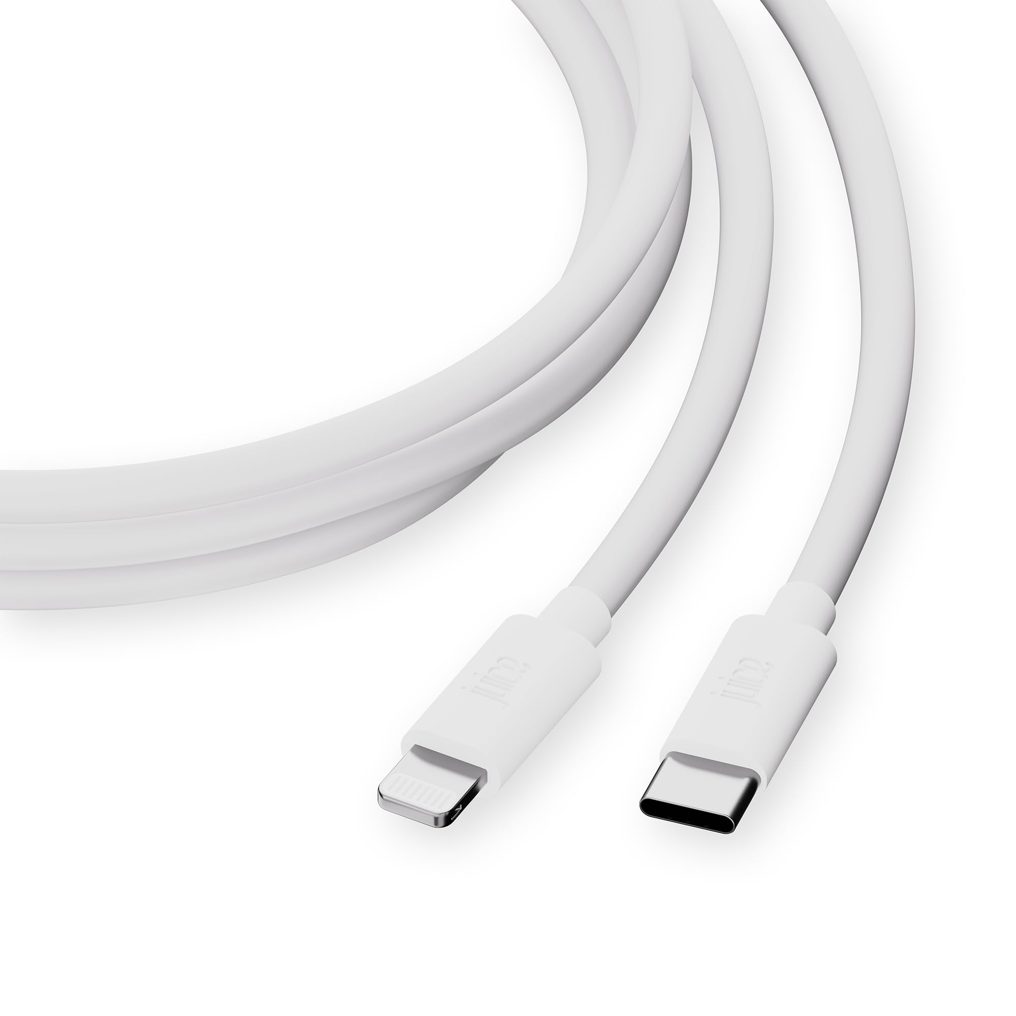 Usb Type C - Apple Lightning, 2M Charger And Sync Cable For Apple Iphone 14, 14 Pro, 13, 13 Pro, 12, 12 Mini, Se, 11, Xs, Xr, X, 8, 7, 6, 5, Ipad, White 5060771196055