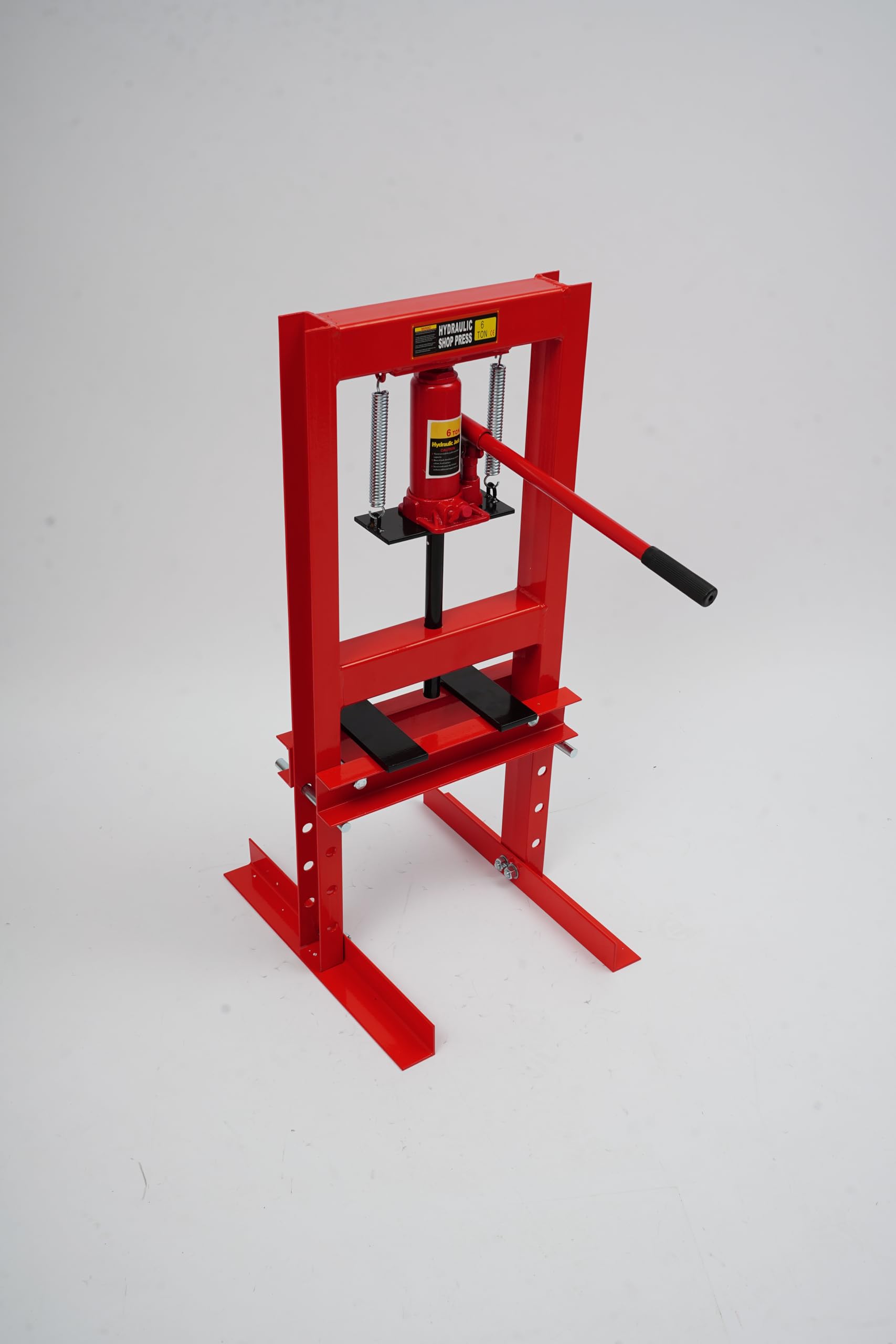 6T H Frame Taller Prensa Hidráulica Prensa de Acero Prensa de Marco Máquina Hidráulica con Placas para Automóviles Bujes de Rótulas Articulaciones U-Juntas etc. (Marco H, 6 T)