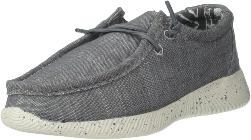 Crevo Boy's Ronnie YTH Sneaker, Light Grey, 1 Big Kid