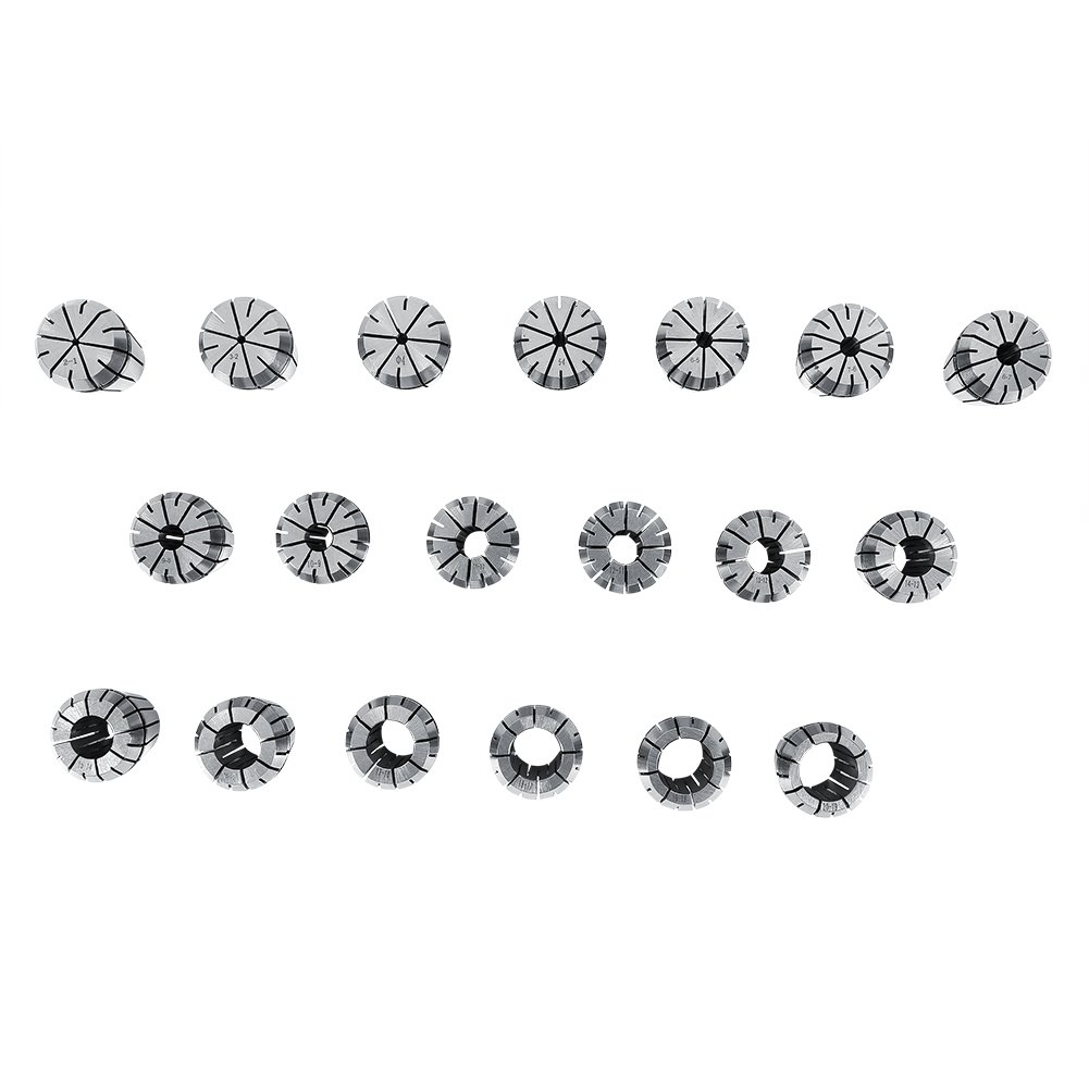 Generic Set di Pinze di Precisione ER32 19pz Pinza per Incisione Ad Alta Precisione per Attrezzi da Tornio per Fresatura CNC