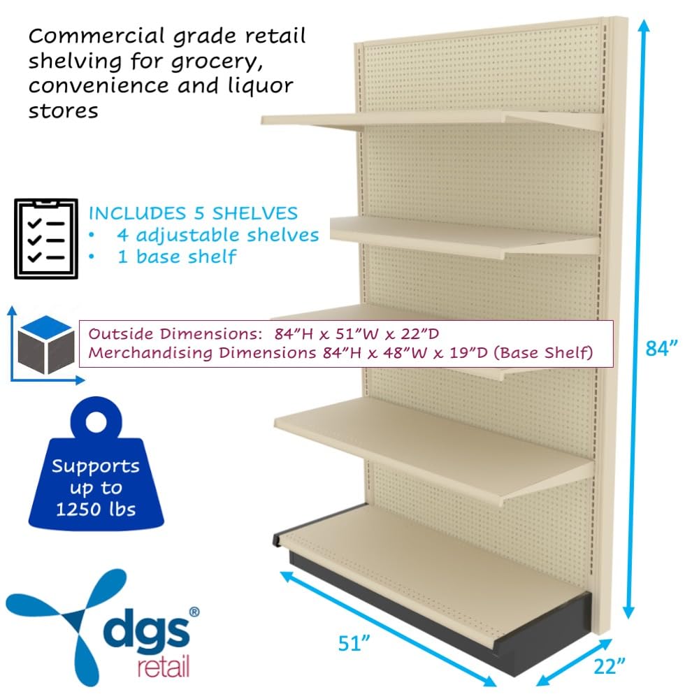 Panel Kit, Gry, 36 in. W, 12 in. D, 85 in. H