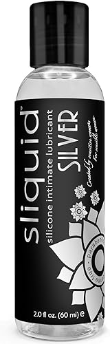 Sliquid - Lubricante íntimo de silicona Naturals Silver NS7007 2 onzas 1