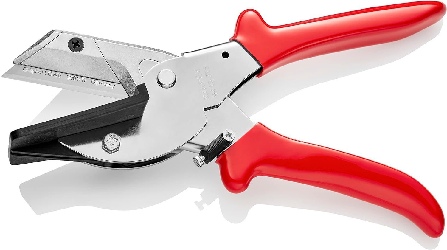 KNIPEX Cesoia per cavi a nastro cromata rivestiti in resina sintetica 215 mm, 94 15 215 EAN