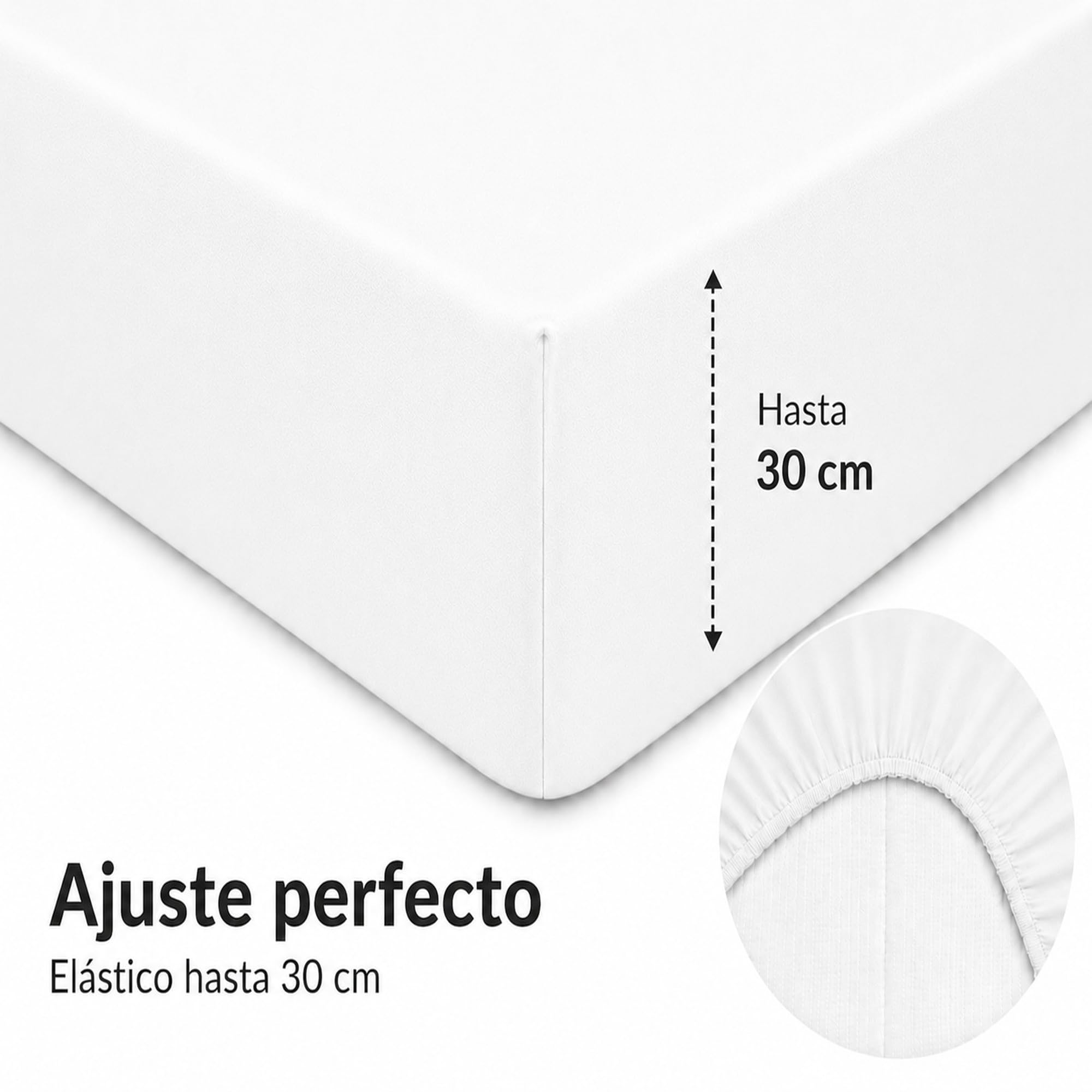 Degrees Home Premium – Juego de Sábanas 90x190 cm 3 Piezas: Sábana Bajera Ajustable, Encimera y Funda de Almohada 90X45 – Microfibra Cepillada, Suave, Oeko-Tex Certificado