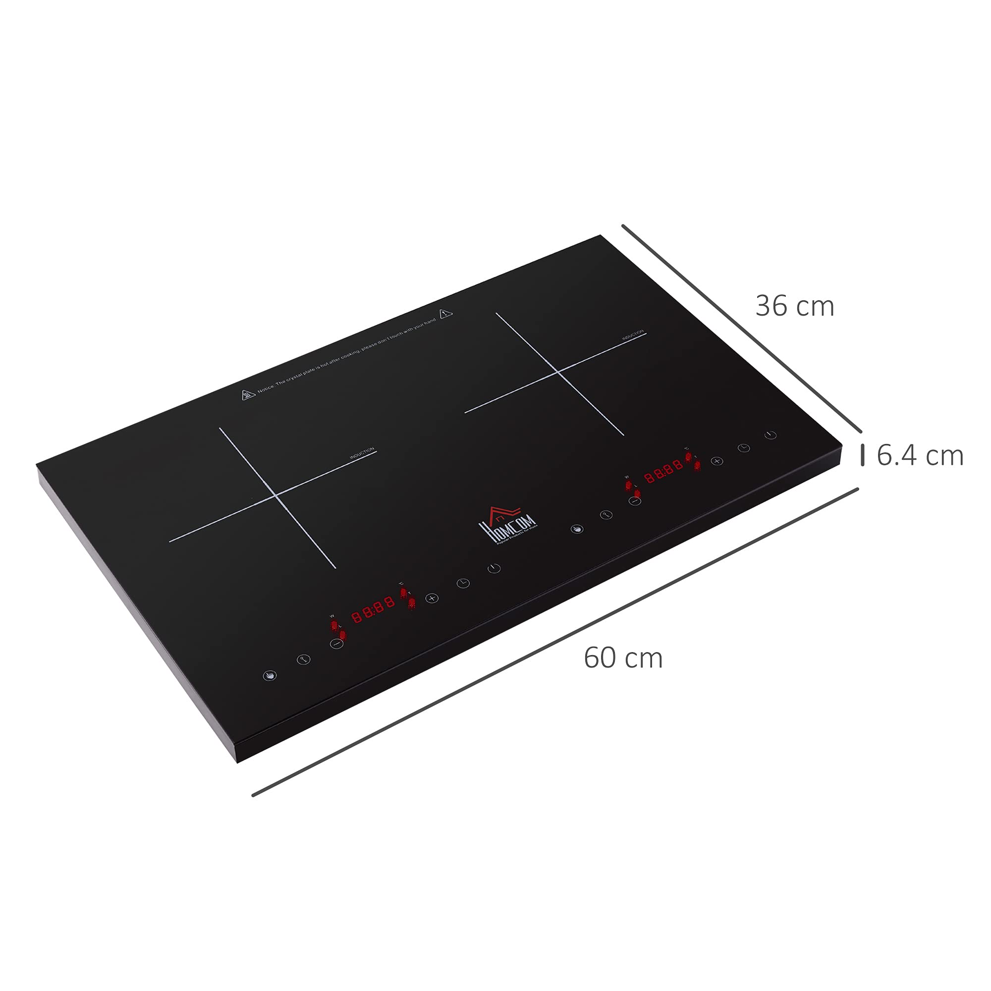 Portable Induction Hob Double Induction Cooker 2800W Twin Hot