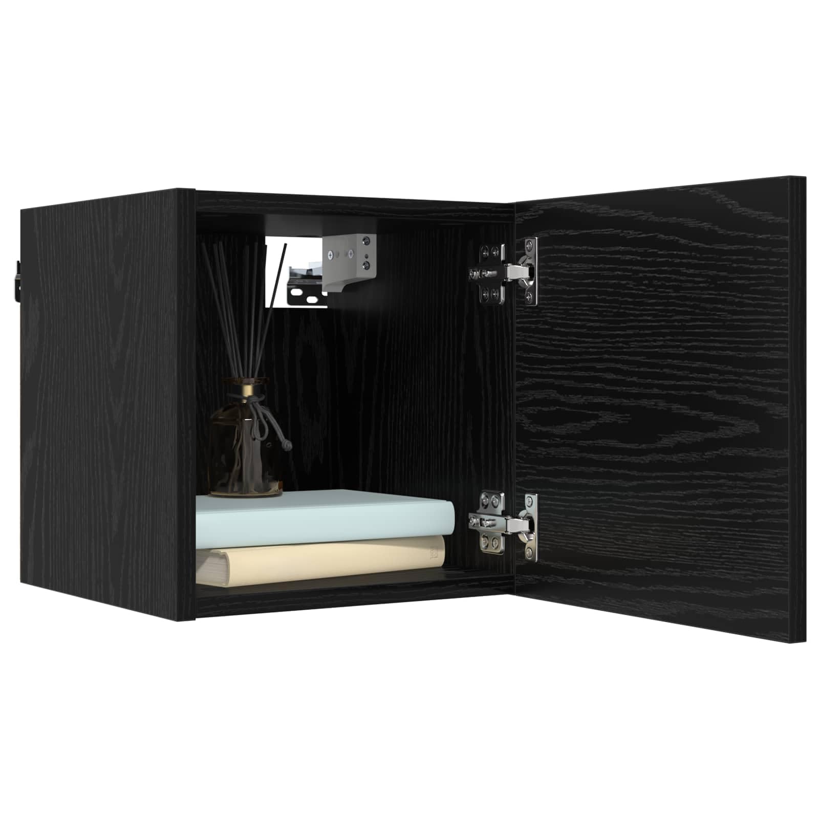 Conjunto de Mueble de TV 8 uds. Roble Negro, Muebles TV, 75.62 kg-3438609
