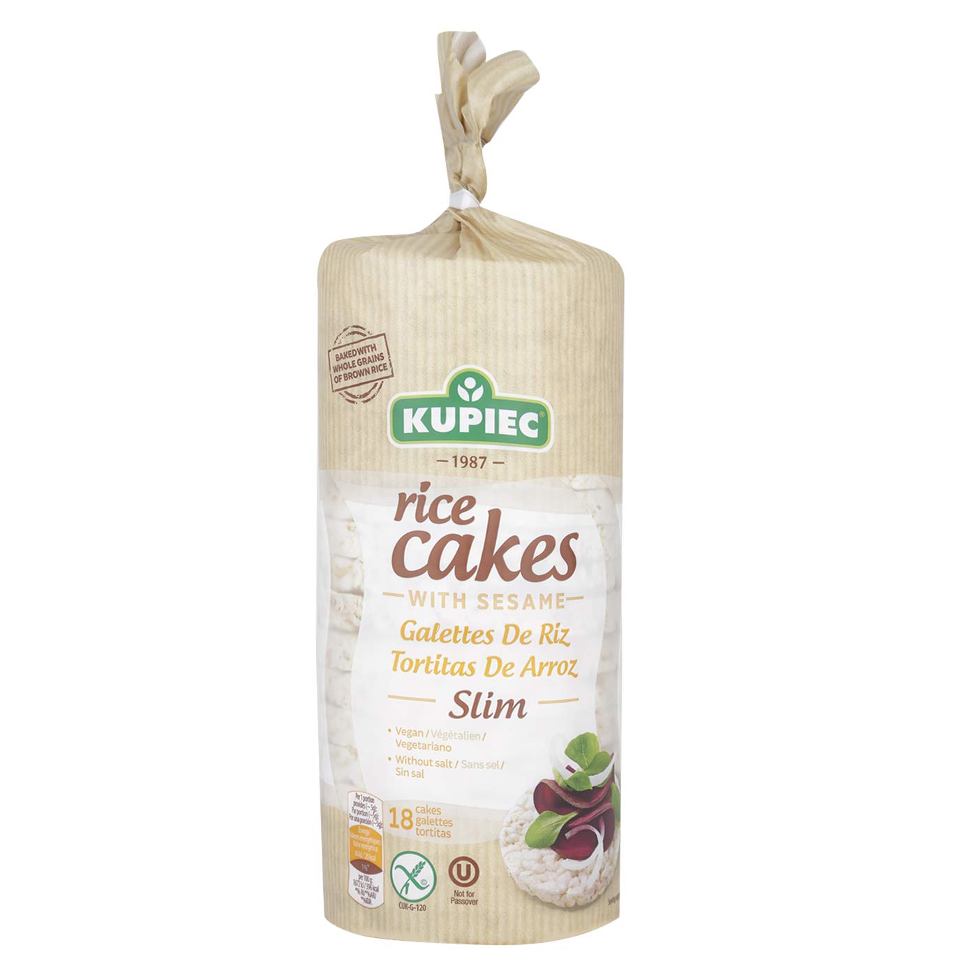 Kupiec Rice Cakes With Sesame Slim, 90 g