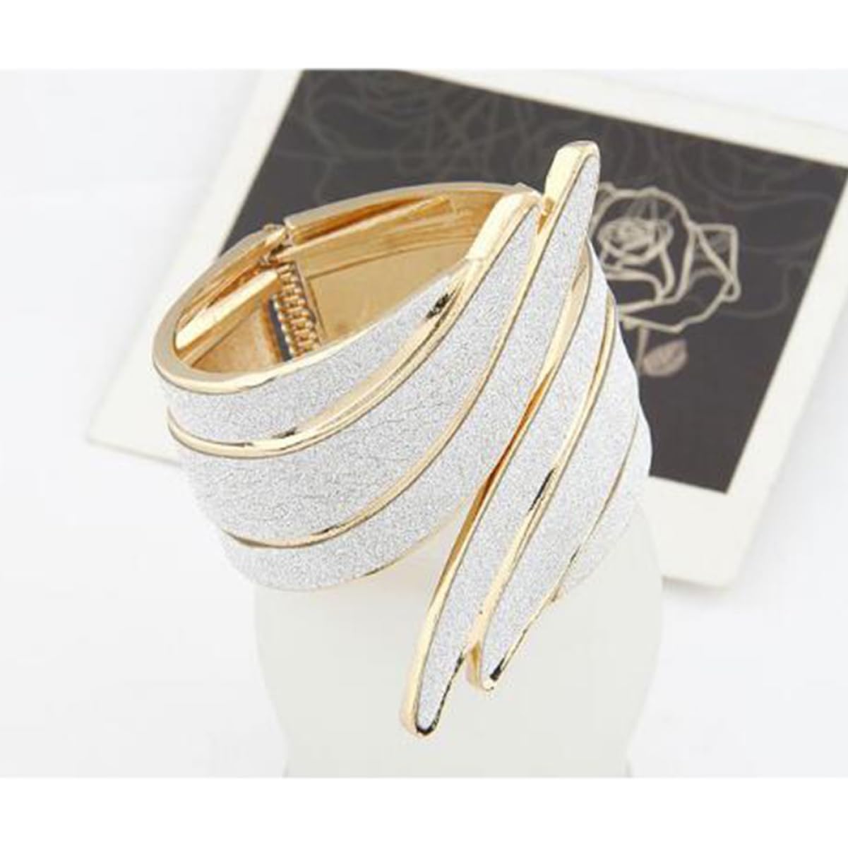 LIFKOME 3piezas Pulsera De Color Aleatorio Diseño De De Ángel Joyería De Moda Punk Pulsera Exagerada Para Mujer y Niñas Para Fiesta y