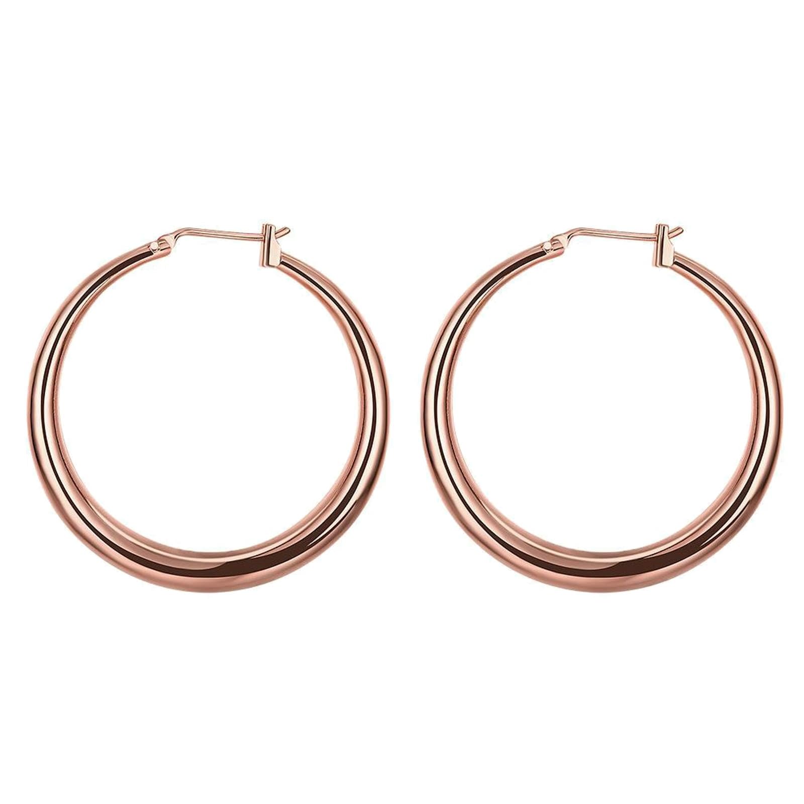 KnSam Pendientes de oro amarillo de 18 quilates Au750 para mujer, joyas de oro auténtico, pendientes de aro de aro de aro de oro 750 para mujer, pequeños, dorados