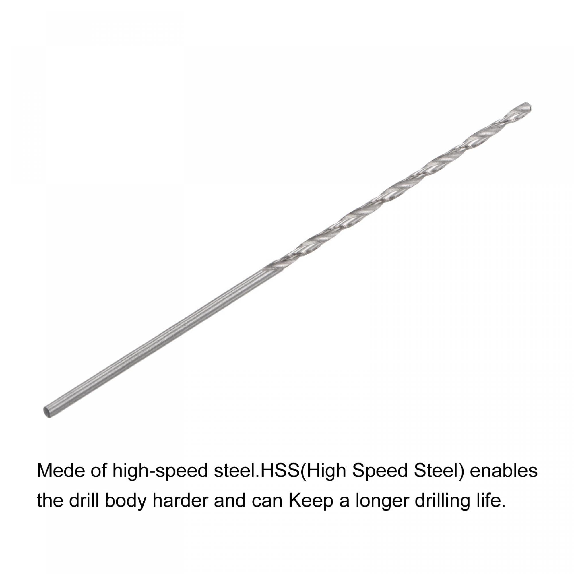 Sourcing Map 8 Mini Brocas Helicoidales De 1 Mm, Micrograbado De 1 Mm, Vástago De Acero De Alta Velocidad De 2,35 Mm Recubierto De Titanio Para Resina De Bricolaje, ámbar Y Madera