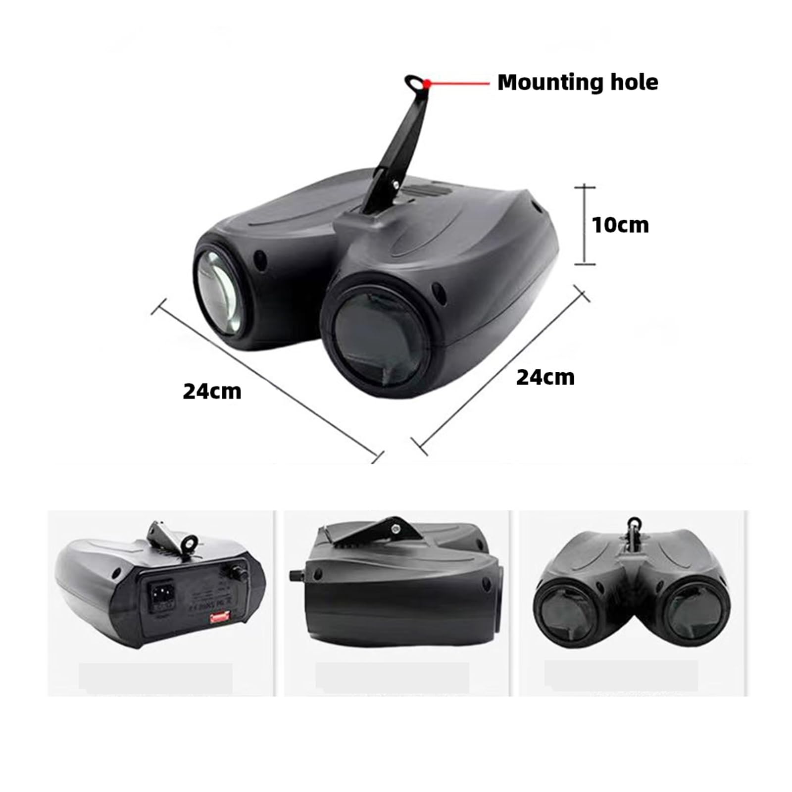 128LED 30W podwójna głowica sterowiec światło sceniczne wzór rgb efekt projektor oświetleniowy DJ Disco Party oświetlenie Led na boże narodzenie KTV Pub Na imprezy i do klubów